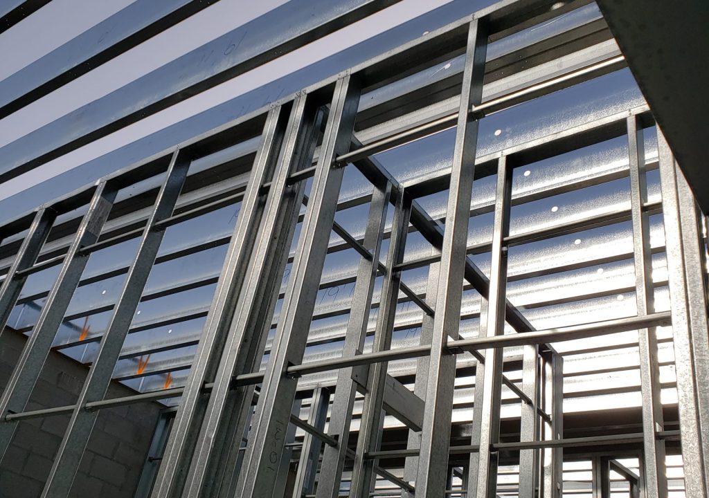 Steel frame barndominium in Michigan