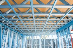 Barndo steel roof trusses in Michigan