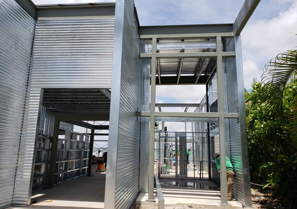 Barndominium steel structure in Michigan